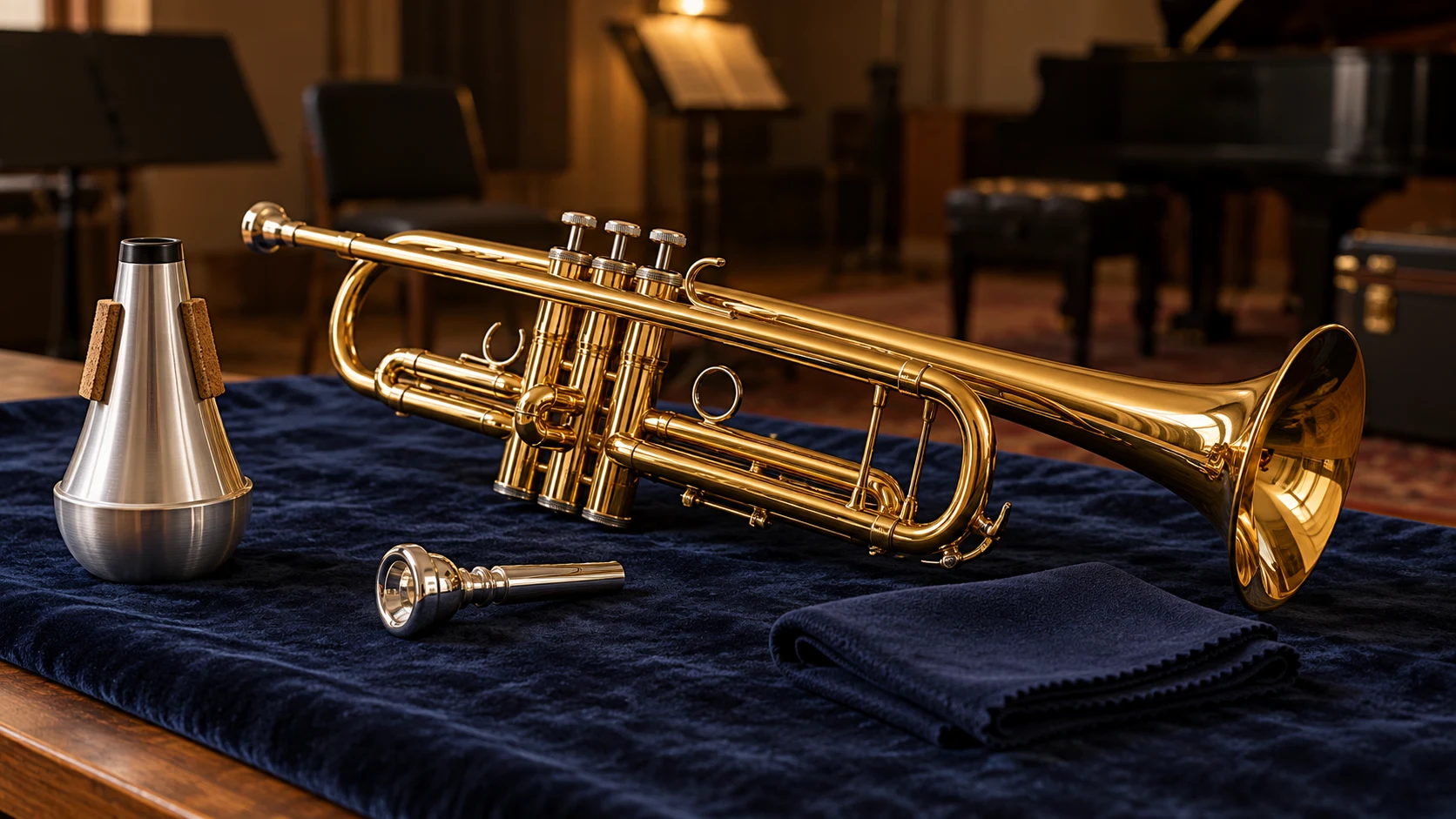 Brass instrument accessories collection
