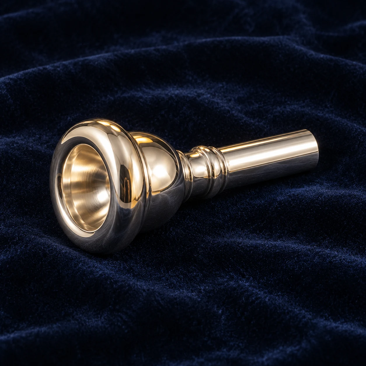 Short-shank cornet mouthpiece